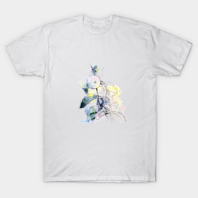 Apples branch T-Shirt by Maria Mi Art